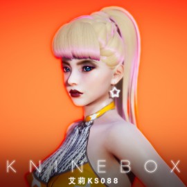 American young female singer KS088